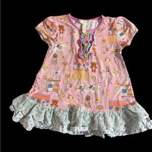 Matilda Jane Girl Size 6 Whimsical Tunic Top